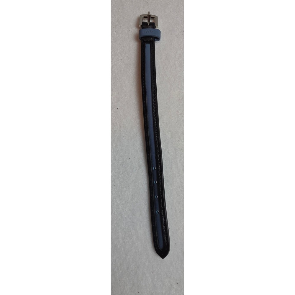 Rylor Black and Blue Leather Bracelet with Silver Buckle NWOT